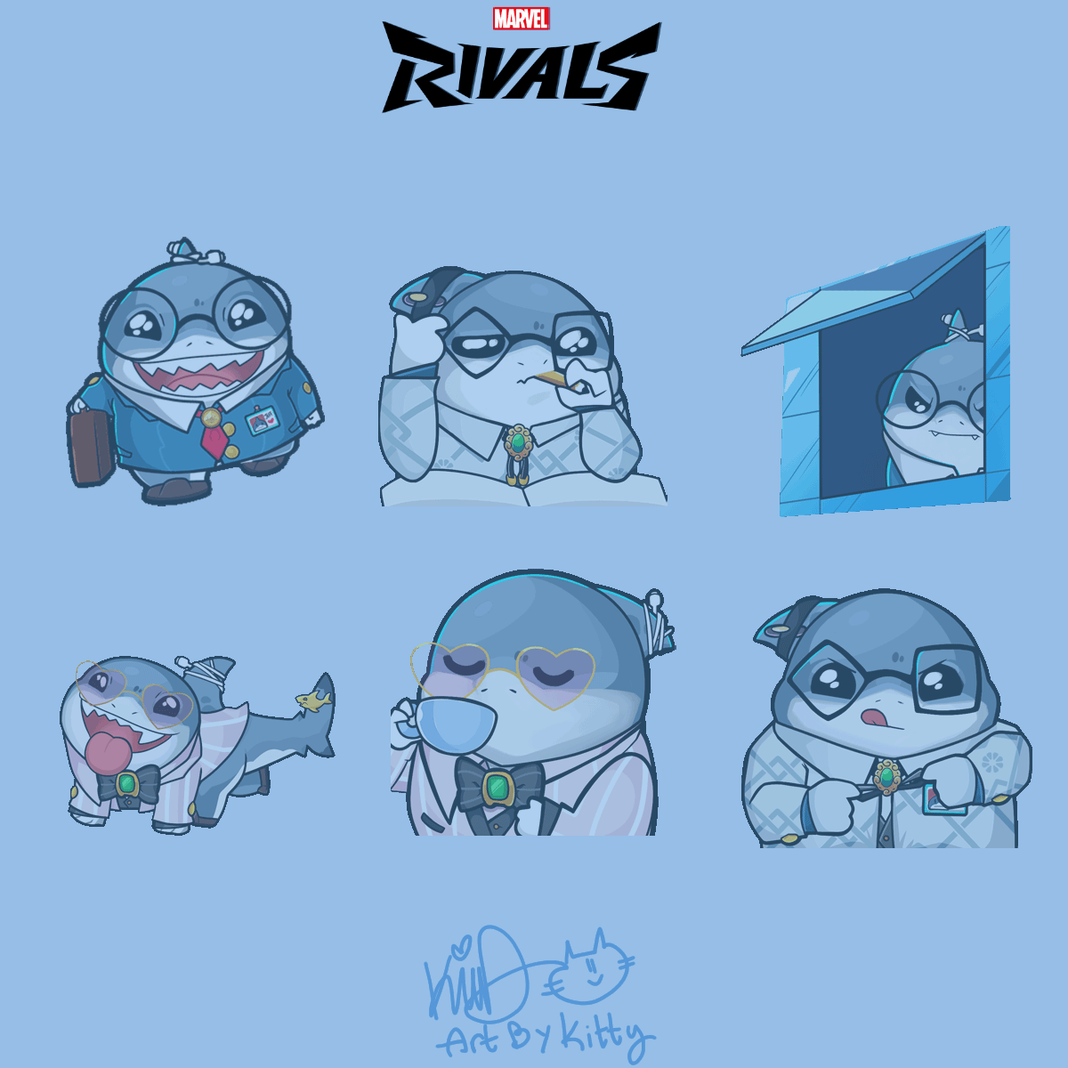 Jeff the Land Shark - Emoji Bundle