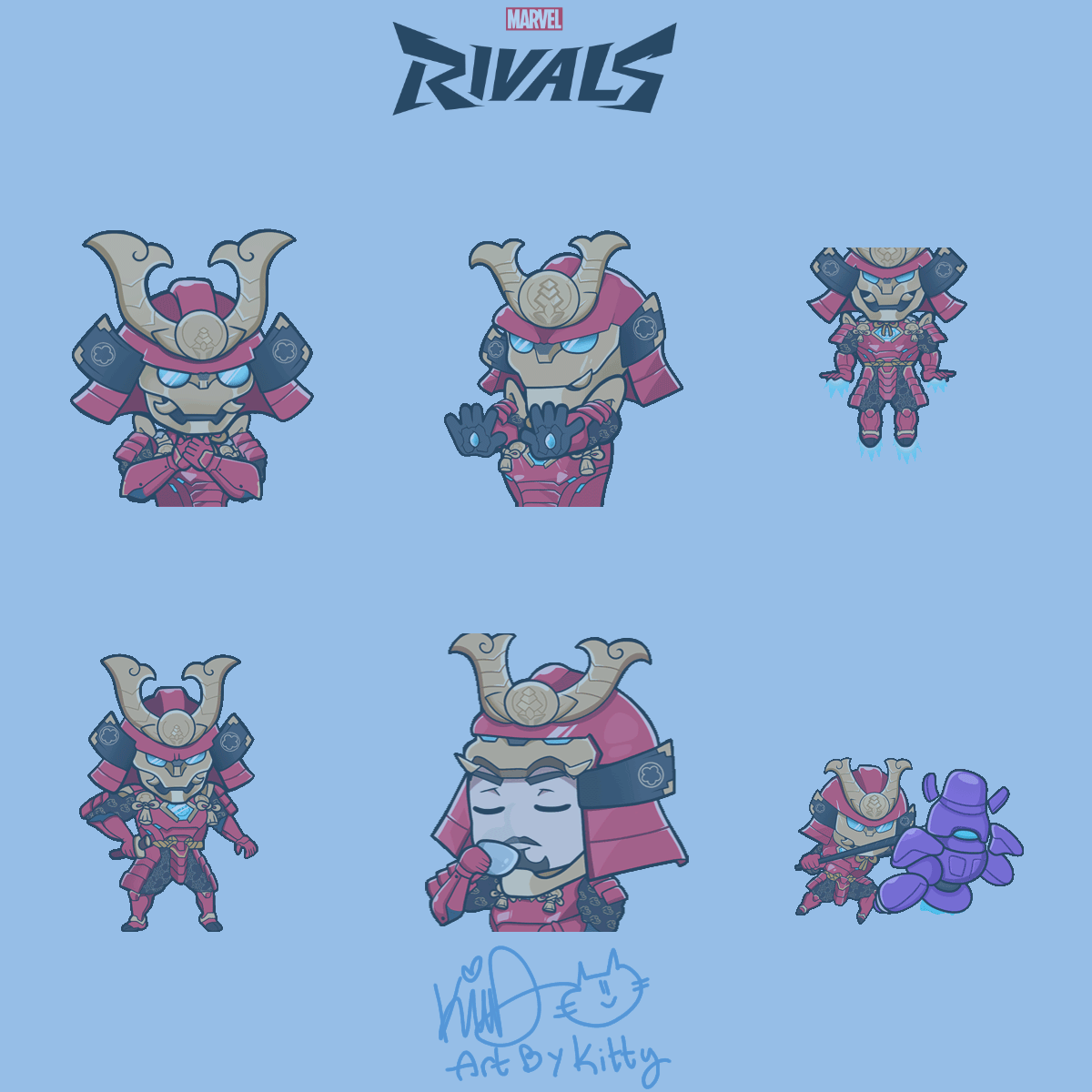 Iron Samurai - Emoji Bundle
